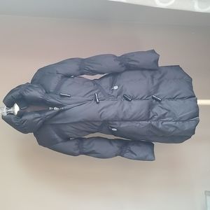 Hilary Radley Black Down & Feather Puffer Coat